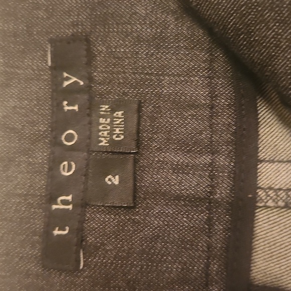 NWOT Theory Charcoal gray pants - Picture 3 of 10